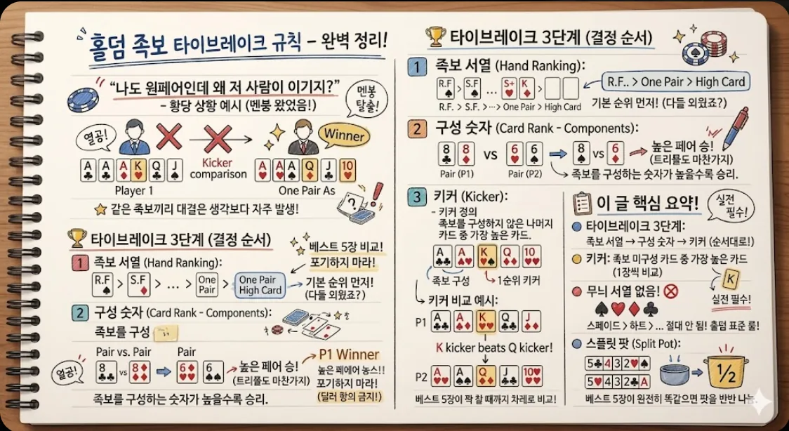 타이브레이크 도입·핵심 요약 카드