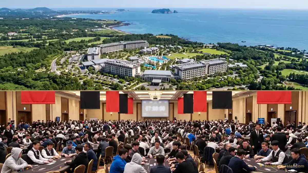 제주 신화월드 LES A 카지노 APT 제주 2026 가을 포커 토너먼트 — 제주도 배경 포커 테이블