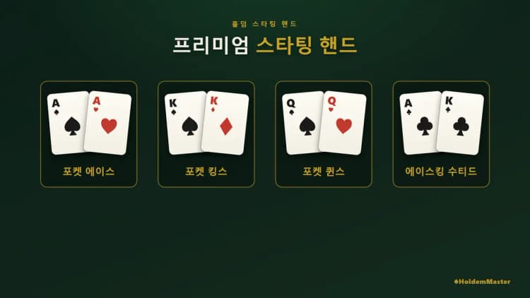 AA·KK·QQ·AK 프리미엄 핸드